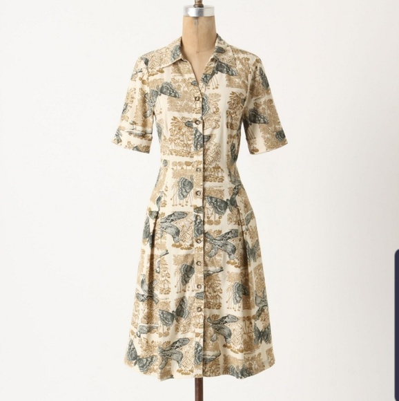 Anthropologie Dresses & Skirts - ⭐HOST PICK⭐ Anthropologie Alary Shirtdress - Sz 2